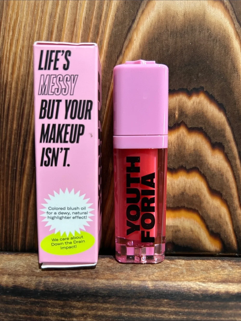 Youthforia Pink Color Blush Oil — Creamy Pink Flush